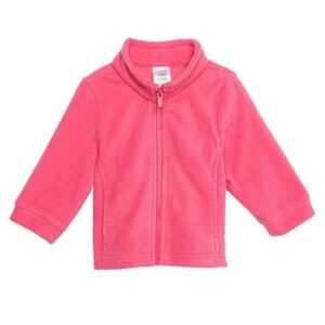 NWT Carter's super soft pink polar fleece jacket 12mos